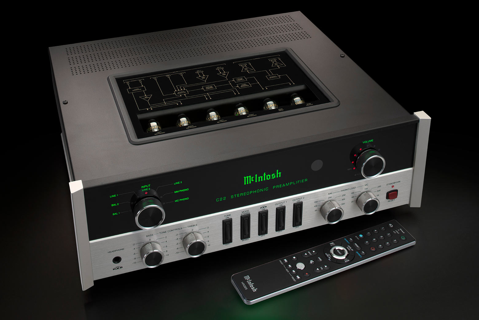 McIntosh C22 MK V Lambalı 2 Kanal Preamplifikatör