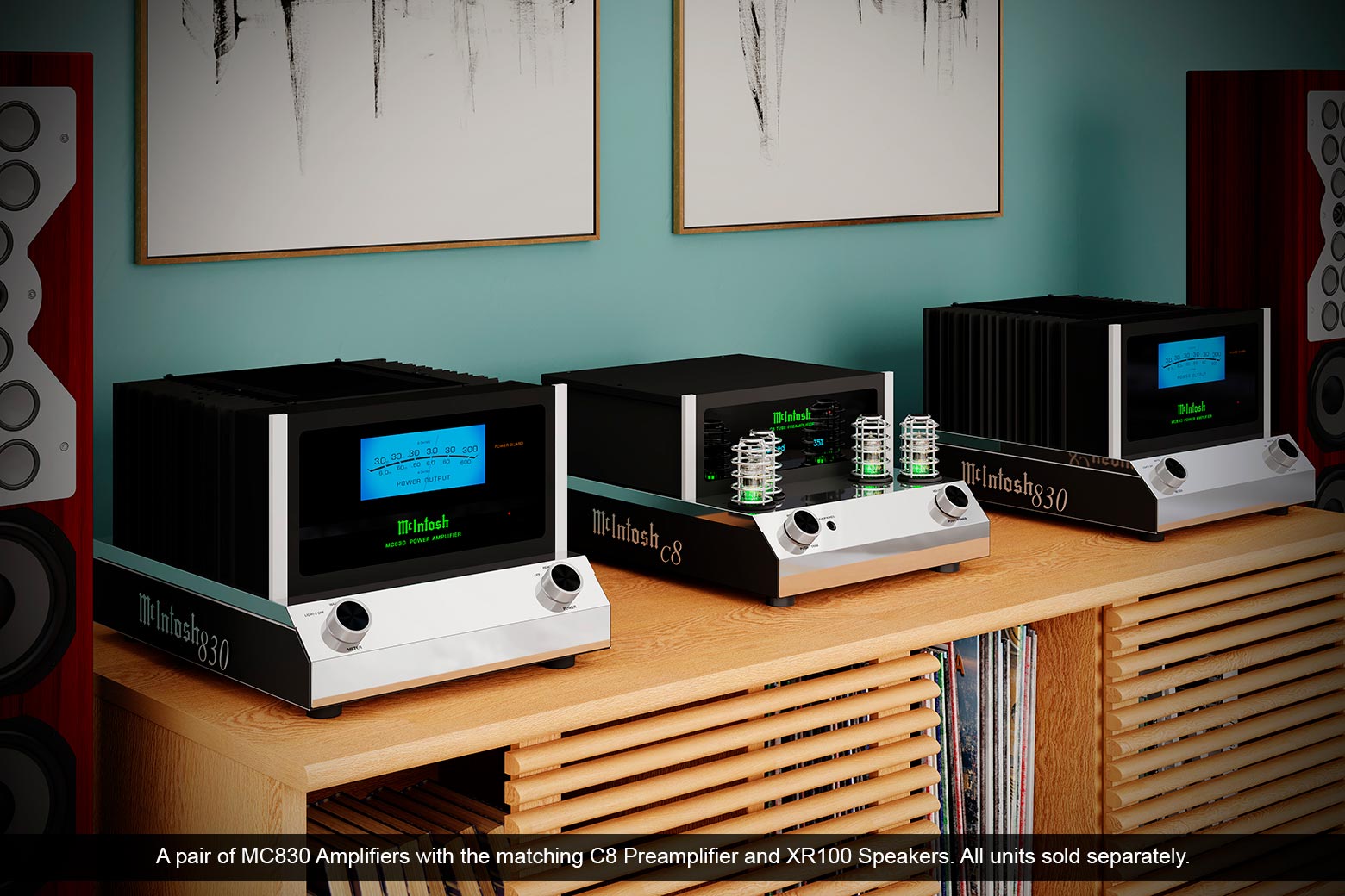 McIntosh MC830 Kanal Güç Amplifikatörü